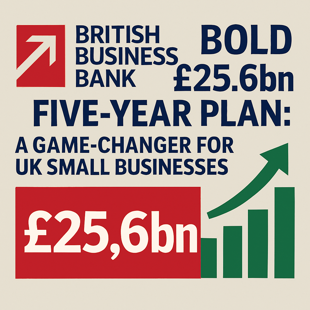 British Business Bank's Bold £25.6bn Five-Year Plan